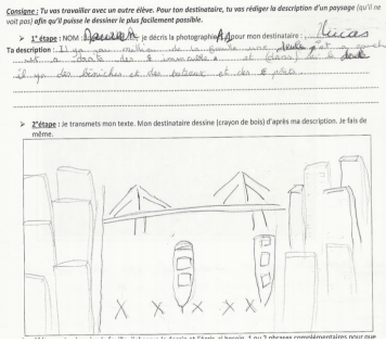 Des écrits intermédiaires en géographie : décrire un paysage (cycle 4, niveau 4e)
