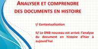 Analyser et comprendre des documents en histoire